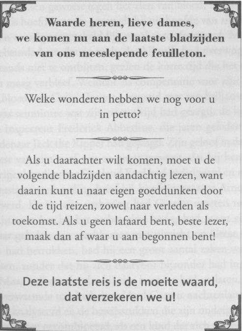 De kaart van de tijd